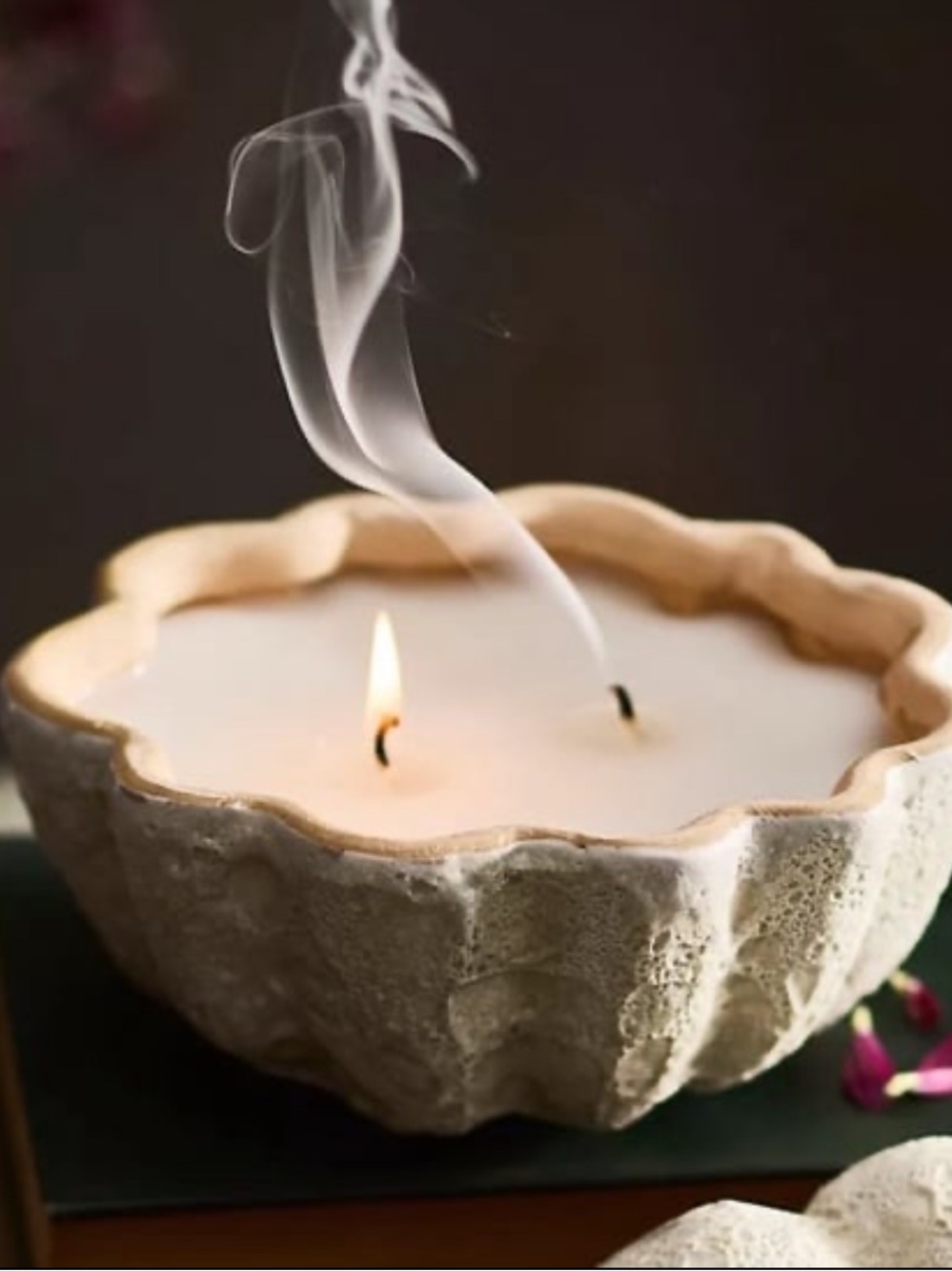 Anthro pumpkin vanilla candle